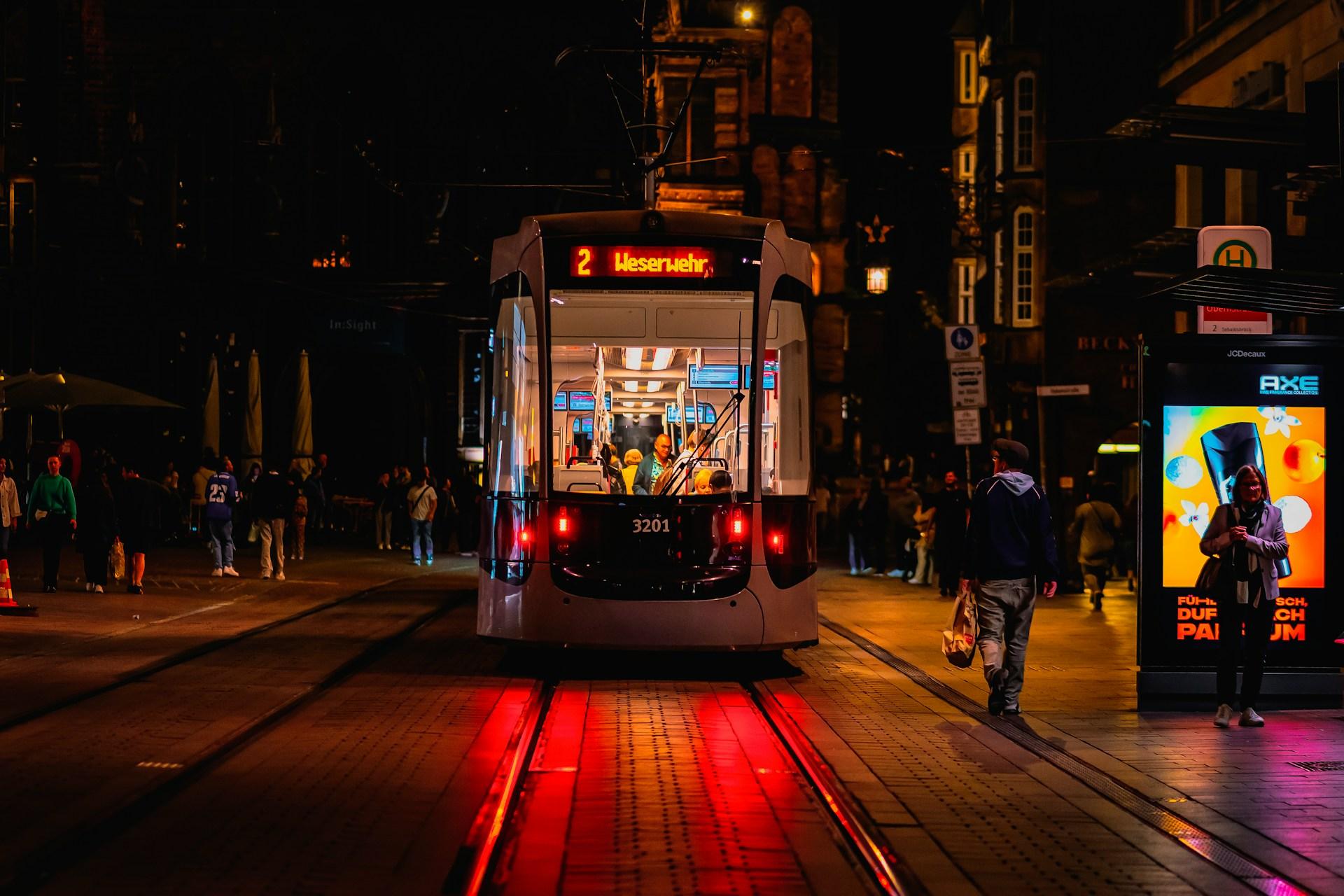 Straßenbahn Tram Bremen BSAG Weserwehr